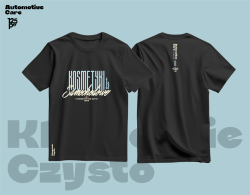 Automotive Care T-Shirt Classic Version Black - wysokiej jakości koszulka rozmiar L - Sklep detailingowy Automotive Care