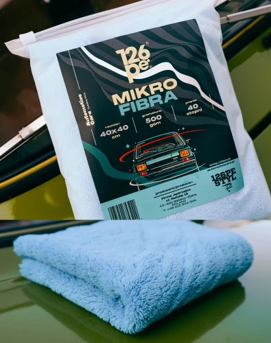 Automotive Care x 126pe MIKROfibra - puszysty ręcznik, mikrofibra 40x40cm - Sklep detailingowy Automotive Care