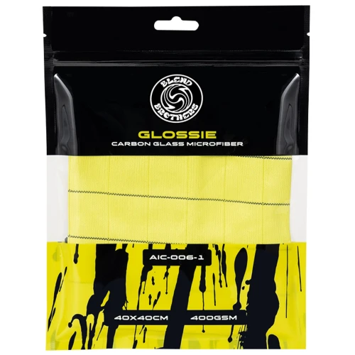 Blend Brothers GLOSSIE Glass Towel - rewolucyjna mikrofibra do szyb - Sklep detailingowy Automotive Care