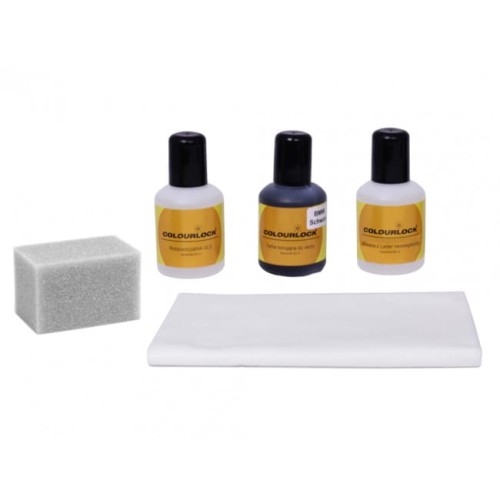 Colourlock Zestaw tonujący z farbą do czarnej skóry 3x50ml - Sklep detailingowy Automotive Care