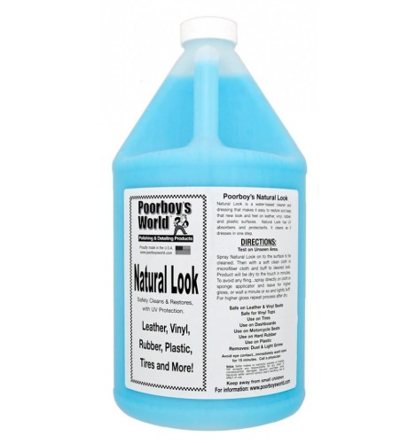 Poorboy's World Natural Look - dressing do wewnętrznych tworzyw sztucznych 3,8L - Sklep detailingowy Automotive Care