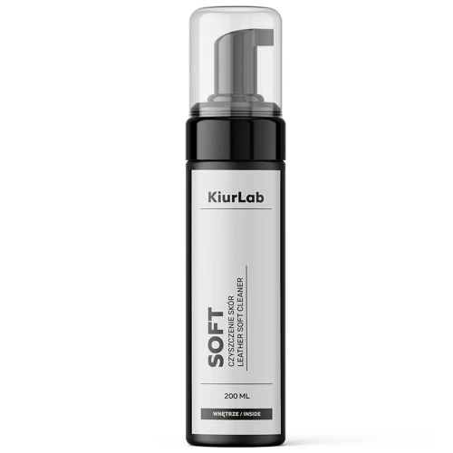 KiurLab Soft Cleaner - delikatny środek do czyszczenia skóry 200ml - Sklep detailingowy Automotive Care