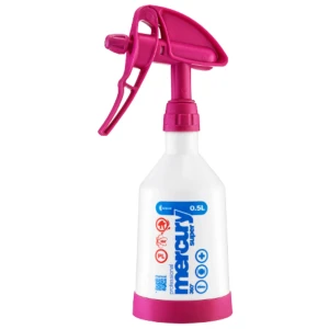 KWAZAR Mercury Super 360° PRO+ 0,5L - opryskiwacz różowy, atomizer double action