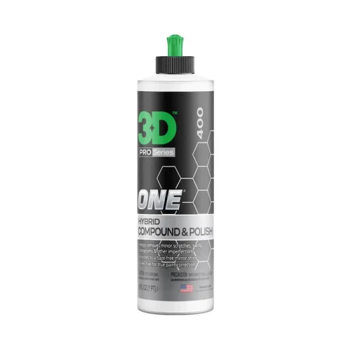 3D Car Care One Hybrid Compound & Polish - super skuteczna pasta jednoetapowa one step 237ml - Sklep detailingowy Automotive Care