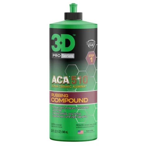 3D ACA 510 Rubbing Compound - najwyższej jakości ścierna pasta polerska 946ml - Sklep detailingowy Automotive Care