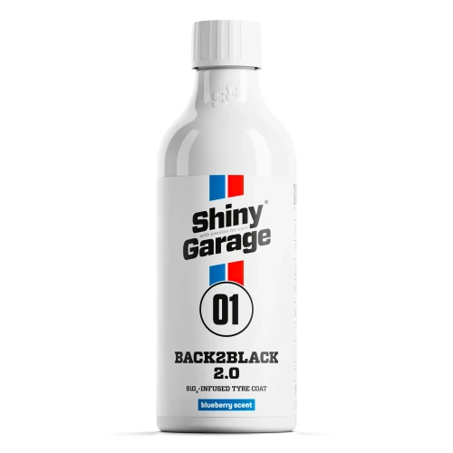 Shine Garage Back2Black Tyre Coat 2.0 – hydrofobowy dressing do opon SiO₂ z satynowym wykończeniem 500ml - Sklep detailingowy Automotive Care