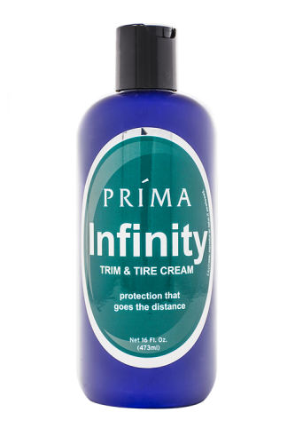 Prima Infinity Trim and Tire Cream – dressing do opon i plastików zewnętrznych 473ml - Sklep detailingowy Automotive Care