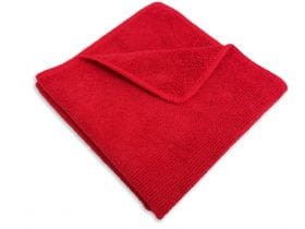 AC Products Red Micro Plus - wszechstronna mikrofibra 40x40cm 320gsm - Sklep detailingowy Automotive Care