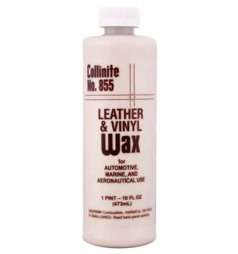 Collinite No. 855 Leather and Vinyl Wax - wosk do skóry i vinylu 473ml - Sklep detailingowy Automotive Care