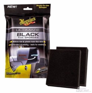 Meguiar's Ultimate Black Trim Sponges - gąbki do tworzyw zewnętrznych 2szt