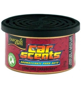 California Car Scents Concord Cranberry - odświeżacz powietrza żurawina 42g