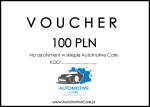 Bon podarunkowy voucher - 100zł