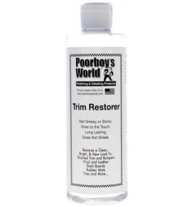 Poorboy's World Trim Restorer - dressing do zewnętrznych elementów z tworzyw sztucznych 473ml