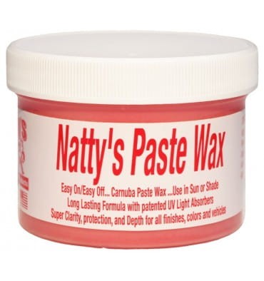 Poorboy's World Natty's Paste Wax Red - naturalny wosk wzmacniający głębię koloru 227g - Sklep detailingowy Automotive Care